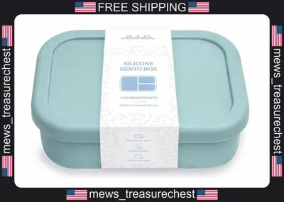 Kinder Bento Box 3 Fächer Auslaufsicher BPA-frei Brotdose für Kleinkinder