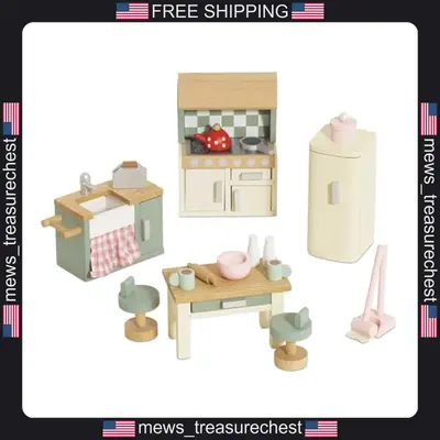 Rosebud Küche Puppenhaus Möbel Set für Kinder mit Herd Spüle und Zubehör