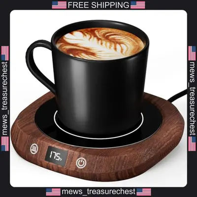Kaffeetassenwärmer für Schreibtisch mit 5 Temperaturstufen und automatischer