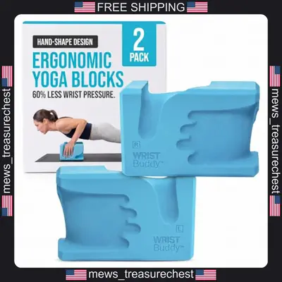 Yoga Blöcke 2er Pack handgeformter hochdichter EVA-Schaum