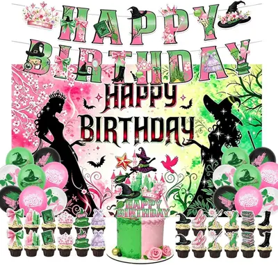 Wicked Happy Birthday Party Deko Set NEU