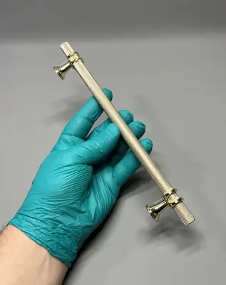 5x Küchenschrankgriffe 192 mm oxidiert hellgold Kleiderschrank Schrankgriffe