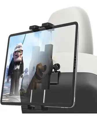 Rücksitz Tablet Handy Halter Halterung Kopfstütze Metall Ständer für Tesla