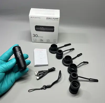 Pocket Akku Luftpumpe 30g klein 180L/min schnell aufblasen & entlüften 2,5kPa