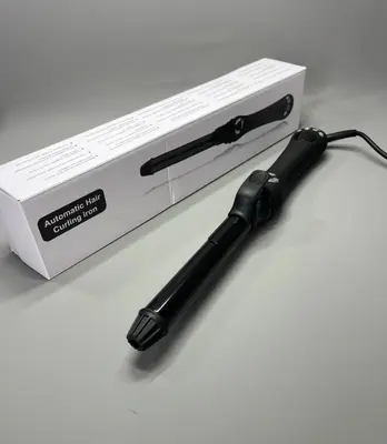 Automatischer Lockenstab Zange rotierend langer großer Schaft 25 mm für