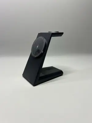 Schnell Ladestation Kabellos Ladegerät für iPhone AirPods Nachttisch Ständer 30W