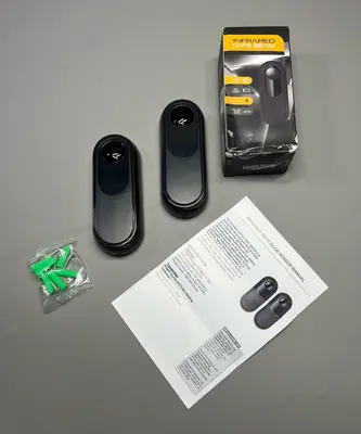 Einfahrt Alarm Toröffner Funk Infrarot Strahlsensor Bewegung Türmelder