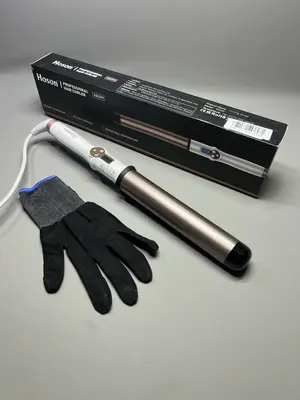 Lockenstab Zange 38 mm Lockenwickler großer extra langer Schaft einfache