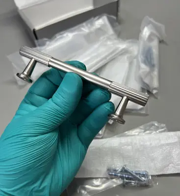 Küchenschrankgriffe 96 mm Nickel gebürstet Satin Schublade Schrank Schrankgriffe
