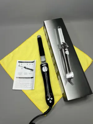 Automatischer Lockenstab Zange rotierend langer großer Schaft 25 mm für