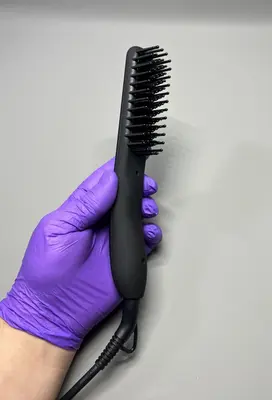 Bartglätter beheizter Kamm Haarstylingbürste Presse schnelles Aufheizen 230C