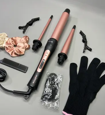 Lockenstab Stab konisch Waver Lockenstäbe Set für lockige Frisur 230C