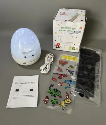 Kabelloses Dinosaurier Ei Nachtlicht Deckenprojektor tragbare Lampe weißes