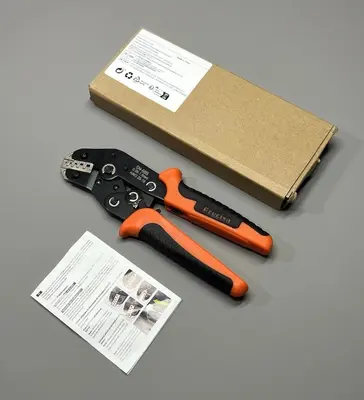 Drahtklemme Ratsche Crimpzange für Dupont Sicherungsring 0,08-1,5 mm²