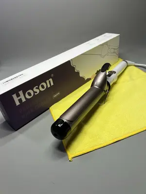 Hoson Lockenstab 38mm Zange Ceramic Tourmaline Dual Voltage