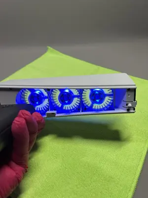 Lüfter Quite 3 Lüfter Kühler mit LED Licht & USB Anschluss für PS5 Disc