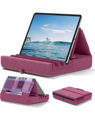 Book Soft Pillow Stand Tablet Holder Hands Free Read Riser
