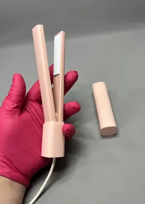 Mini Haarglätter Lockenwickler Lippenstift Größe für kurze Haare Pony Pixie