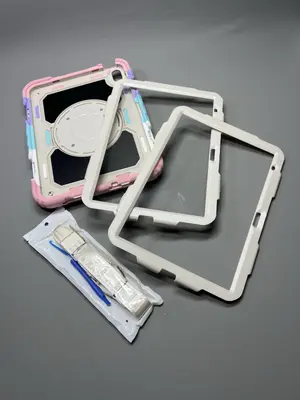 Hartschale Schutzhülle Ganzkörper integrierter Ständer für iPad A16 10,9/11 Zoll