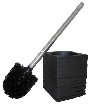 WC BÜRSTE TOILETTENBÜRSTE KLOBÜRSTE BÜRSTENGARNITUR WC GARNITUR CALERO BLACK