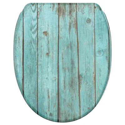 WC SITZ TOILETTENDECKEL KLODECKEL BRILLE KLOBRILLE MIT ABSENKAUTOMATIK LUMBER