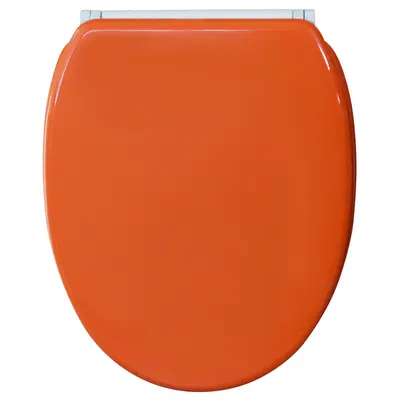 WC SITZ TOILETTENDECKEL KLODECKEL KLOBRILLE WC DECKEL TOILETTENSITZ ORANGE