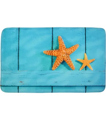 BADTEPPICH BADVORLEGER BADEMATTE BADETEPPICH BADEZIMMERTEPPICH STARFISH