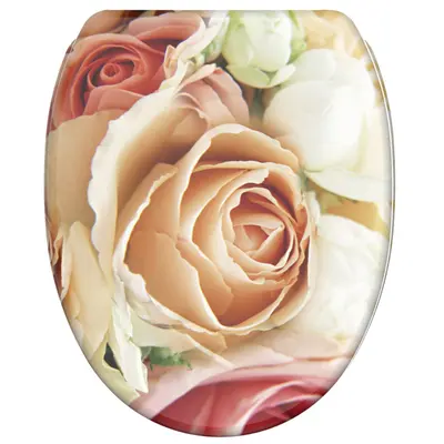 KLOBRILLE TOILETTENSITZ TOILETTENBRILLE WC BRILLE ABSENKAUTOMATIK ROSA ROSE