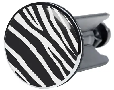 WASCHBECKENSTÖPSEL ABFLUSSSTÖPSEL WC WASCHBECKEN STÖPSEL ABFLUSS STOPFEN ZEBRA