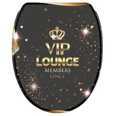 KLOBRILLE TOILETTENSITZ TOILETTENBRILLE WC DECKEL MIT ABSENKAUTOMATIK VIP LOUNGE