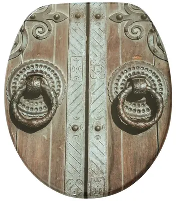 WC SITZ TOILETTENDECKEL KLODECKEL BRILLE KLOBRILLE MIT ABSENKAUTOMATIK DOOR