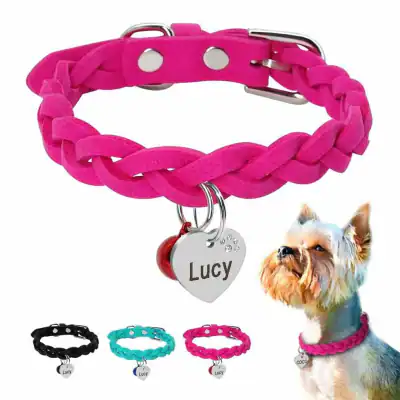 Schmuckhalsband Hundehalsband Namen Telefonnummer Personalisiert Gravur Halsband – neu – Sonstiges – überwiegend weiß…