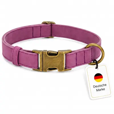 Hundehalsband Namen Telefonnummer Gravur Weiches Halsband Leder Verstellbar Hund