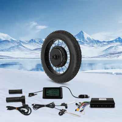 1500W Elektrofahrrad Umbausatz Vorderrad E-Bike Conversion Kit Ebike 48V – neu – Fitness & Kraftsport – überwiegend silber…