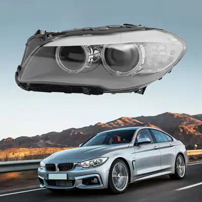 links Seite Scheinwerfer HID-Scheinwerfer für BMW 5er F10 F11 2009 10 11 12 2013 – neu – Autos – überwiegend hellblau…