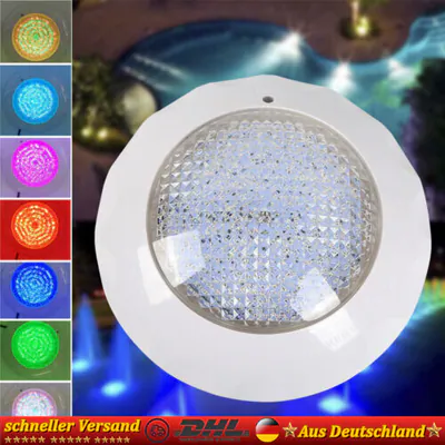 LED RGB Poollicht Poolbeleuchtung Schwimmbad Lampen W/ Fernbedienung Wasserdicht – neu – Fitness & Kraftsport – überwiegend…