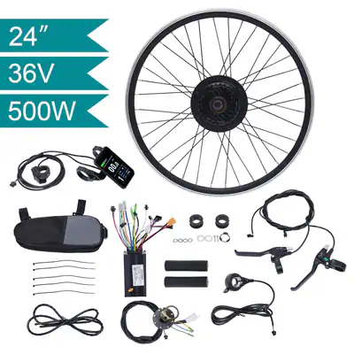 24 Zoll Elektrisches Fahrrad Umwandlung Kit E-fahrrad Hinterrad Motor Hub Set – neu – Fitness & Kraftsport – überwiegend…