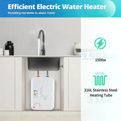1,5KW Druckfest Warmwasserspeicher Untertischgerät Boiler Druckfest DHL – neu – Fitness & Kraftsport – überwiegend weiß…