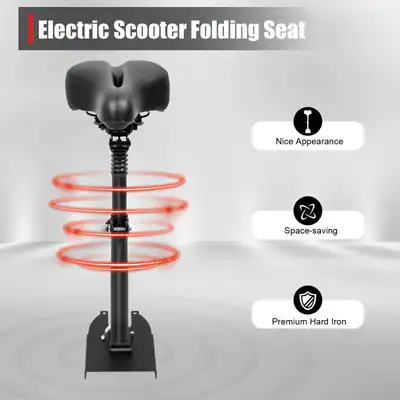 Elektroroller Sattel Faltbarer E-Scooter Stoßdämpfender Sitz für Xiaomi M365 – neu – Fitness & Kraftsport – überwiegend…
