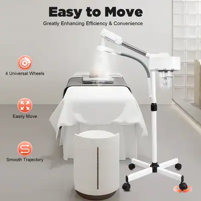 2 in1 Kombigerät Vapozon Bedampfer Ozon Salon Spa Lupenleuchte Luftbefeuchter – neu – Fitness & Kraftsport – überwiegend…