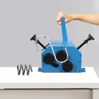 3-Walzen Rundbiegemaschine 70 mm Biegeradius– Manuelles Walzbiegegerät – neu – Fitness & Kraftsport – überwiegend silber…