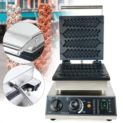 Waffeleisen Waffelgerät Waffle Maker Stiel Waffelmaschine Waffel am Stiel 1700W – neu – Fitness & Kraftsport – überwiegend…