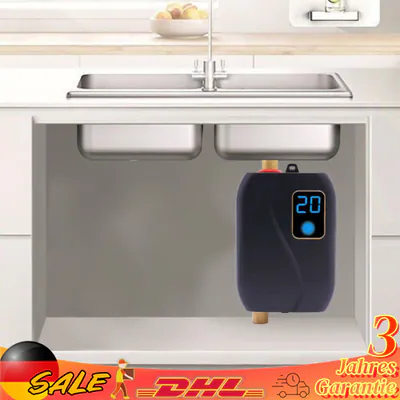 3800W Mini-Durchlauferhitzer Küche Warmwasser Durchlauferhitzer Edelstahl 220V – neu – Fitness & Kraftsport – überwiegend…
