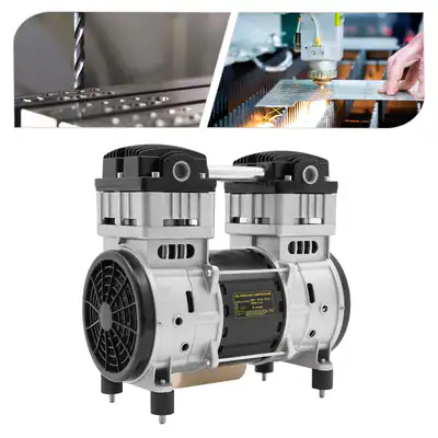 Motor 1500 W 230 V für Flüsterkompressor Druckluftkompressormotor – neu – Fitness & Kraftsport – überwiegend weiß – Foto 1…