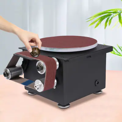 7-Gang Mini-Bandschleifer, Band+Tellerschleifer kleine Spindelschleif Maschine – neu – Fitness & Kraftsport – überwiegend…