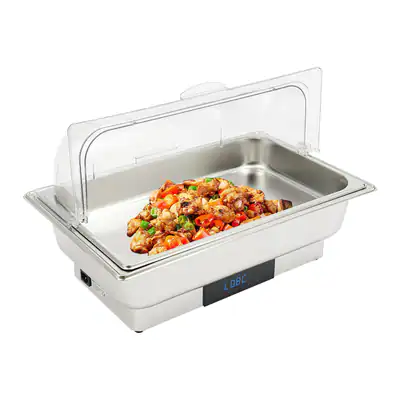 Elektrische Chafing Dish für Buffet, Chafing Dish Buffett Wärmer Edelstahl – neu – Fitness & Kraftsport – überwiegend weiß…