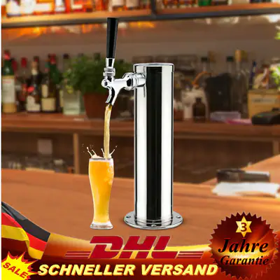 Edelstahl Schanksäule Zapfhahn Bierturm Spender Zapfsäule Biergläser Tragbar – neu – Fitness & Kraftsport – überwiegend…