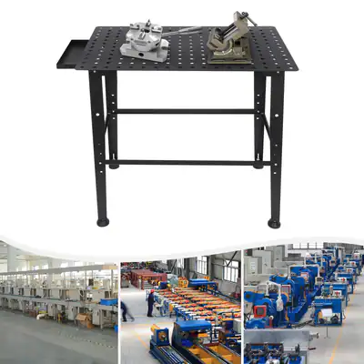 Weiden Tisch Metall Schweißen Bank 1320 lbs Tragfähigkeit Schweißtisch 3mm Dicke – neu – Fitness & Kraftsport – Foto 1 von 5