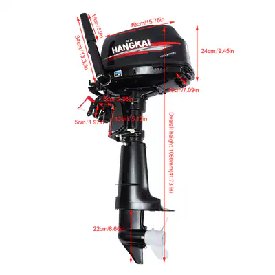 3,5/7 PS 2/4 Takt Außenborder Außen Motor Benzinmotor Bootsmotor Outboard Motor – neu – Fitness & Kraftsport – überwiegend…