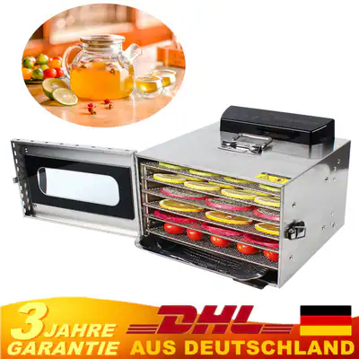 6 Etagen D?rrautomat K��che D?rrger?t Gem��se Obsttrockner Fleisch Dehydrator – neu – Fitness & Kraftsport – überwiegend…